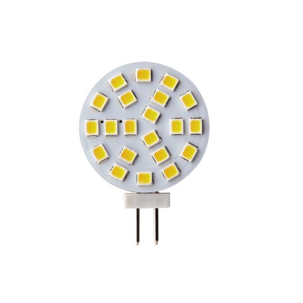 LED žárovka G4 2,4W 180lm 12V teplá, ekvivalent 18W