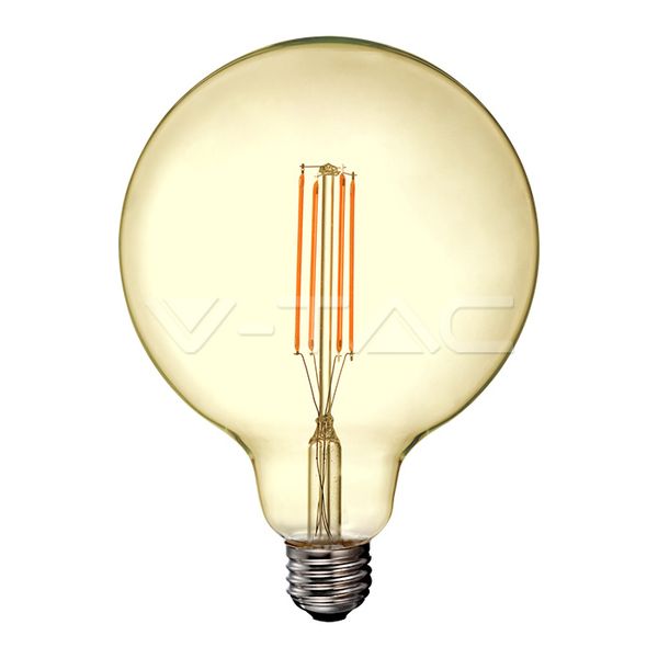 Retro LED žárovka E27 12,5W 1240lm G125 teplá, filament, ekvivalent 85W