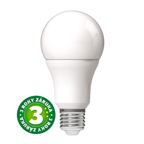 Prémiová stmívatelná LED  žárovka E27 12W 1120lm teplá, ekv. 78W, 3 roky