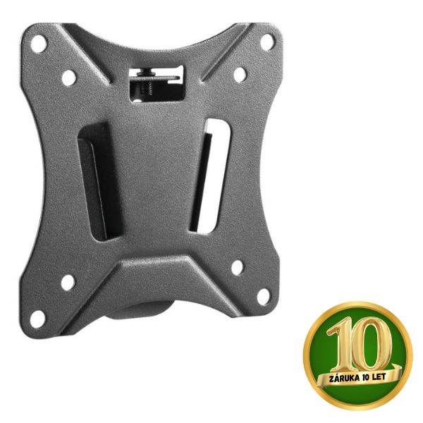 Držák na TV 13"-24" na zeď Holmios, fixní, nosnost 25kg, VESA 70x75/100x100