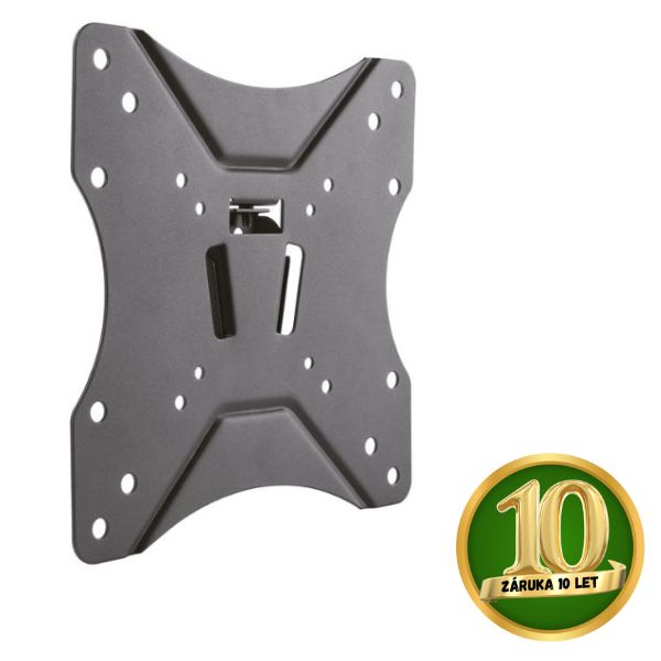 Držák na TV 23"-42" na zeď Holmios, fixní, nosnost 25kg, 10 let záruka