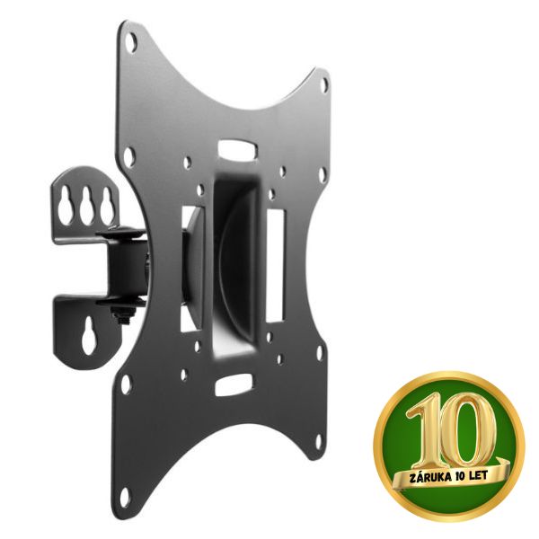 Držák na TV 23"-42" na zeď Holmios, kloubový 30°h 20°v, nosnost 30kg, 10 let záruka