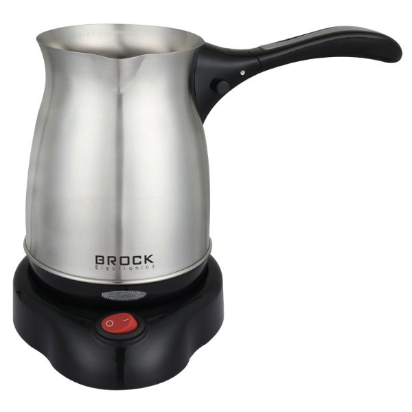 Elektrická džezva - kávovar na tureckou mokka kávu 0,5l, Brock, nerez, 500W