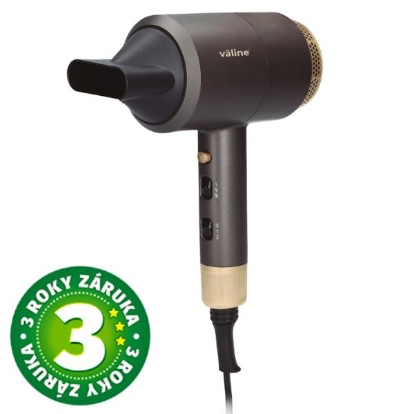 Fén Hixon, ionizátor, 2 rychlosti, 3 teploty, 1800W difuzér, koncentrátor, 3 roky záruka