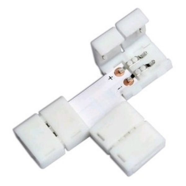 Konektor LED pásku 8-10mm - rozbočka T bez pájení
