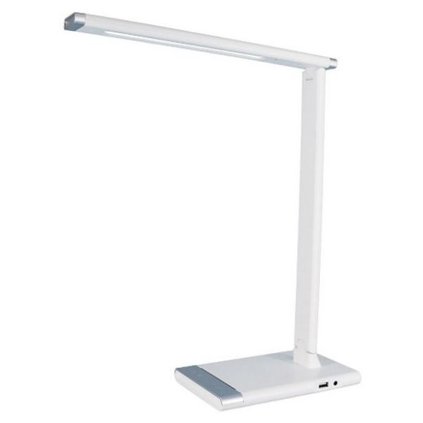 Plynule stmívatelná LED stolní lampa 12W 350lm, měnitelná barva světla, bílá