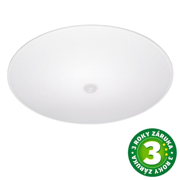 Prémiové LED venkovní osvětlení Celano s čidlem pohybu 26cm IP54 15W 1150lm denní, 3 roky