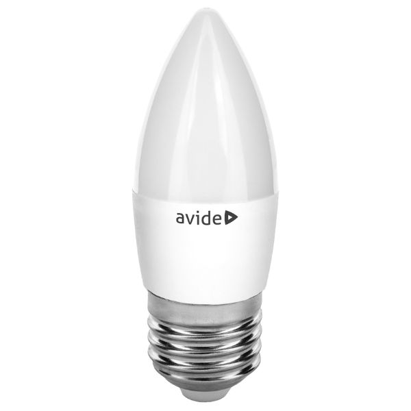 LED  žárovka svíčka E27 7W 610lm, studená, ekv. 49W
