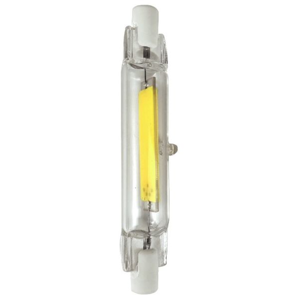 Prémiová LED žárovka R7s 78mm, 5W, 500lm, COB, denní, ekvivalent 42W