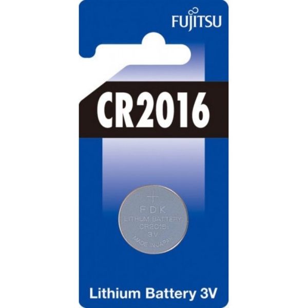 Knoflíková lithiová baterie CR2016 Fujitsu