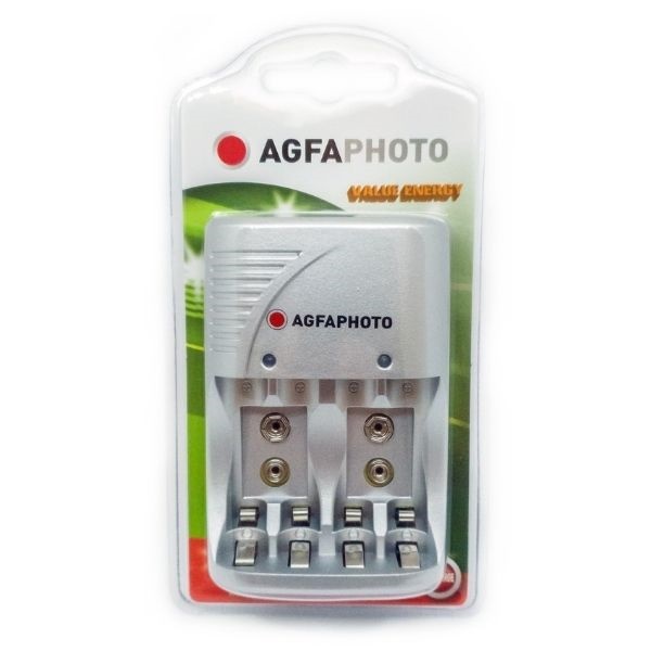 Nabíječka baterií AGFAPhoto AA/AAA/9V dvoukanálová