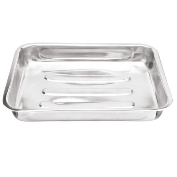 Pekáč 32x24cm, hloubka 5,5cm, Vassary, sklopná ucha, nerez