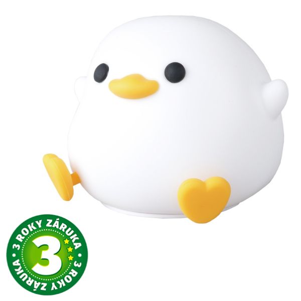 Noční světlo kuře 11cm GSC, teplá + RGB, nabíjecí, 3 roky záruka