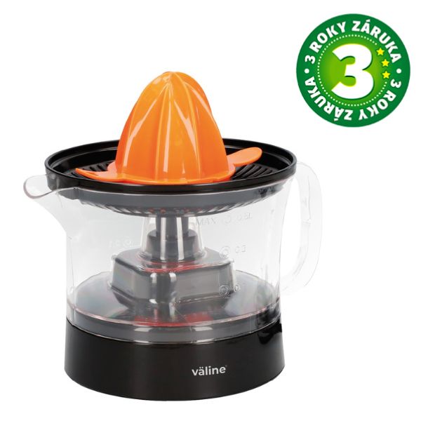 Elektrický odšťavňovač Väline Esira 25W, 0,5l, na citrusy, 3 roky záruka