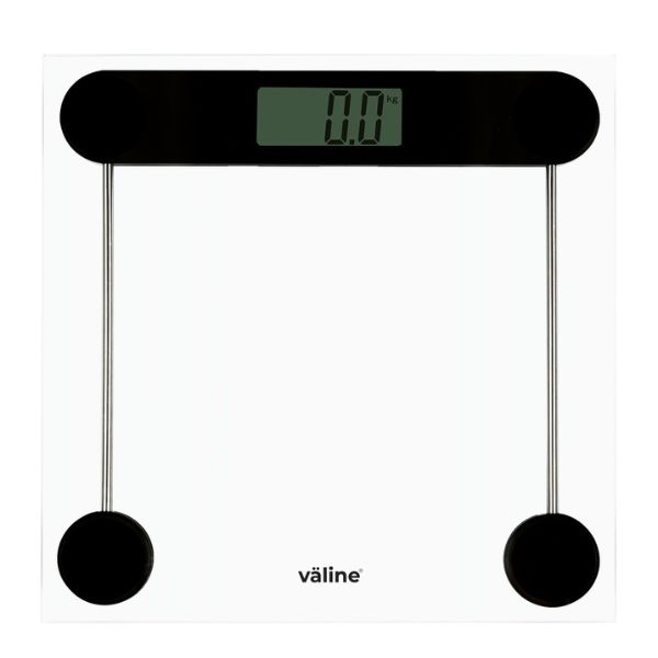 Digitální váha Väline Akale, max 180kg, na 1 baterii CR2032, tvrzené sklo