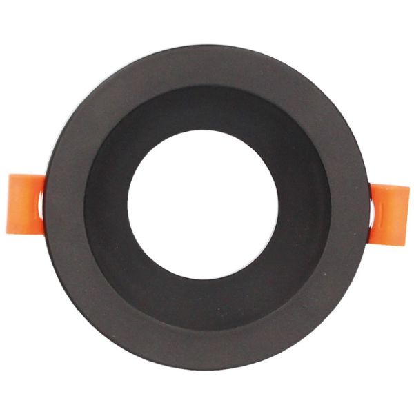 Podhledové bodové svítidlo GSC Handil černé matné, včetně patice GU10, zanořené, kruhové