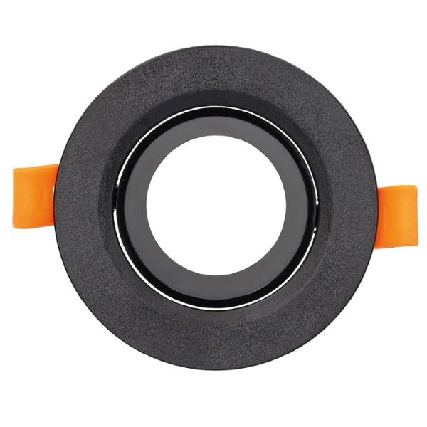 Podhledové bodové svítidlo GSC Handil výklopné černé matné, včetně patice GU10, zanořené