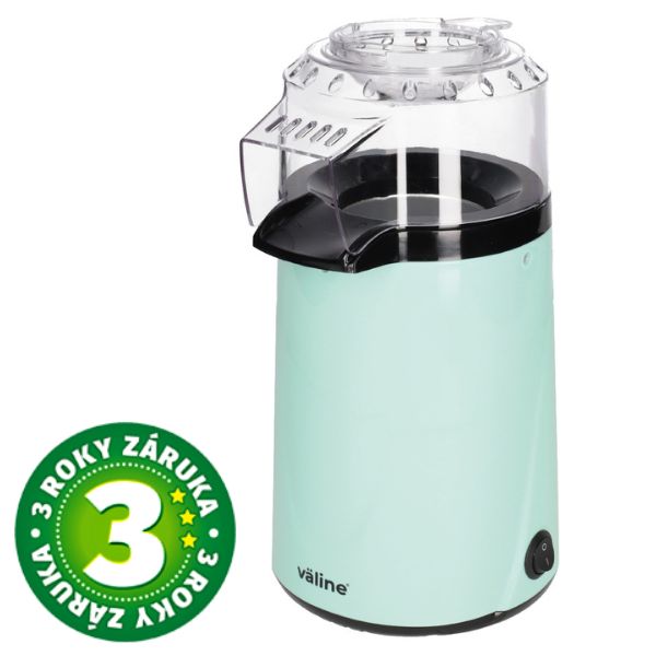 Elektrický popcornovač Väline Popite 1200W na 60g kukuřičných zrn na výrobu popcornu