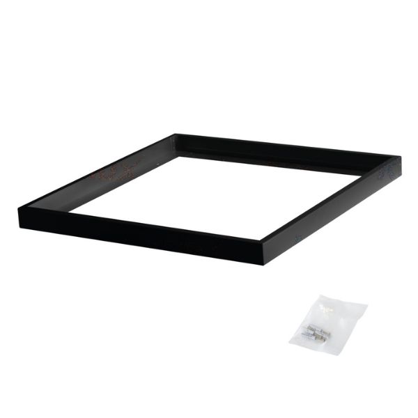 Rámeček pro přisazení LED panelu 60x60cm na strop, černý