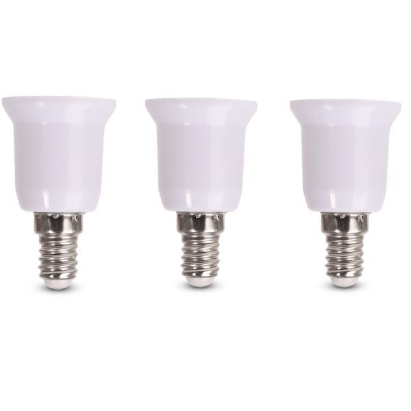 3 x Žárovkový adaptér - redukce  E14 na E27