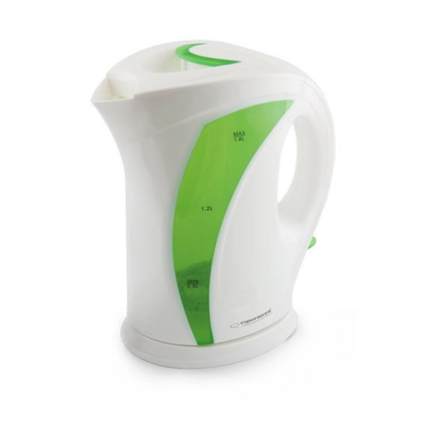 Rychlovarná konvice 1,7l, plast, bílozelená