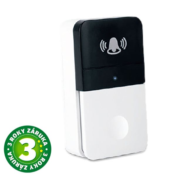Další bezbateriové tlačítko pro domovní bezdrátový zvonek GSC 104000002, 3 roky záruka