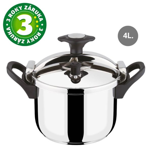 Tlakový hrnec Olla express 4l, pro všechny sporáky včetně indukce, nerez, 3 roky záruka