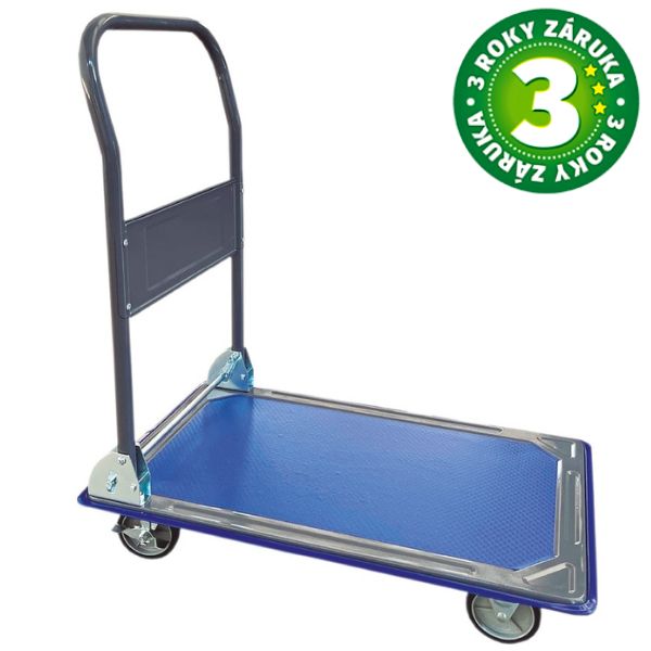 Plošinový vozík GSC, nosnost 150g, sklopné madlo, základna 73x47cm, 3 roky záruka