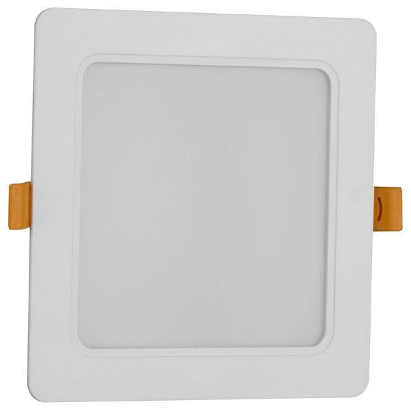 Vestavný LED panel 12W 1250lm, teplá, čtvercový, 14,5cm