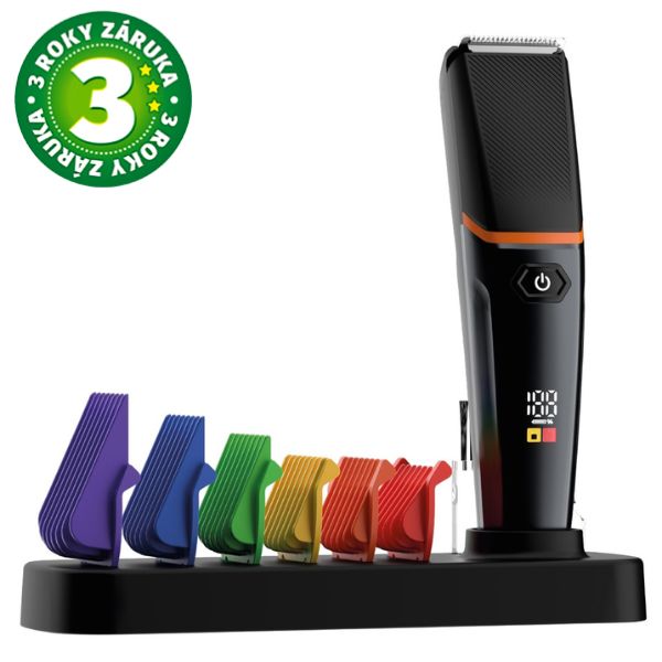 Zastřihovač vlasů a vousů Väline Kapsi, USB nabíjení, 6 nástavců 1-12mm, 3 roky záruka