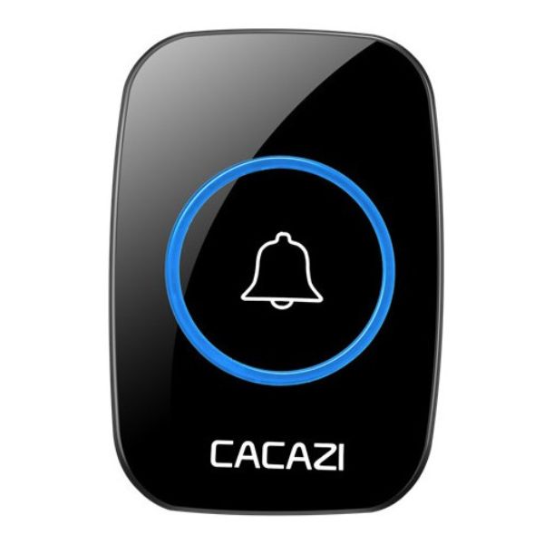 Samostatné tlačítko bezdrátového zvoku CACAZI A10, černé